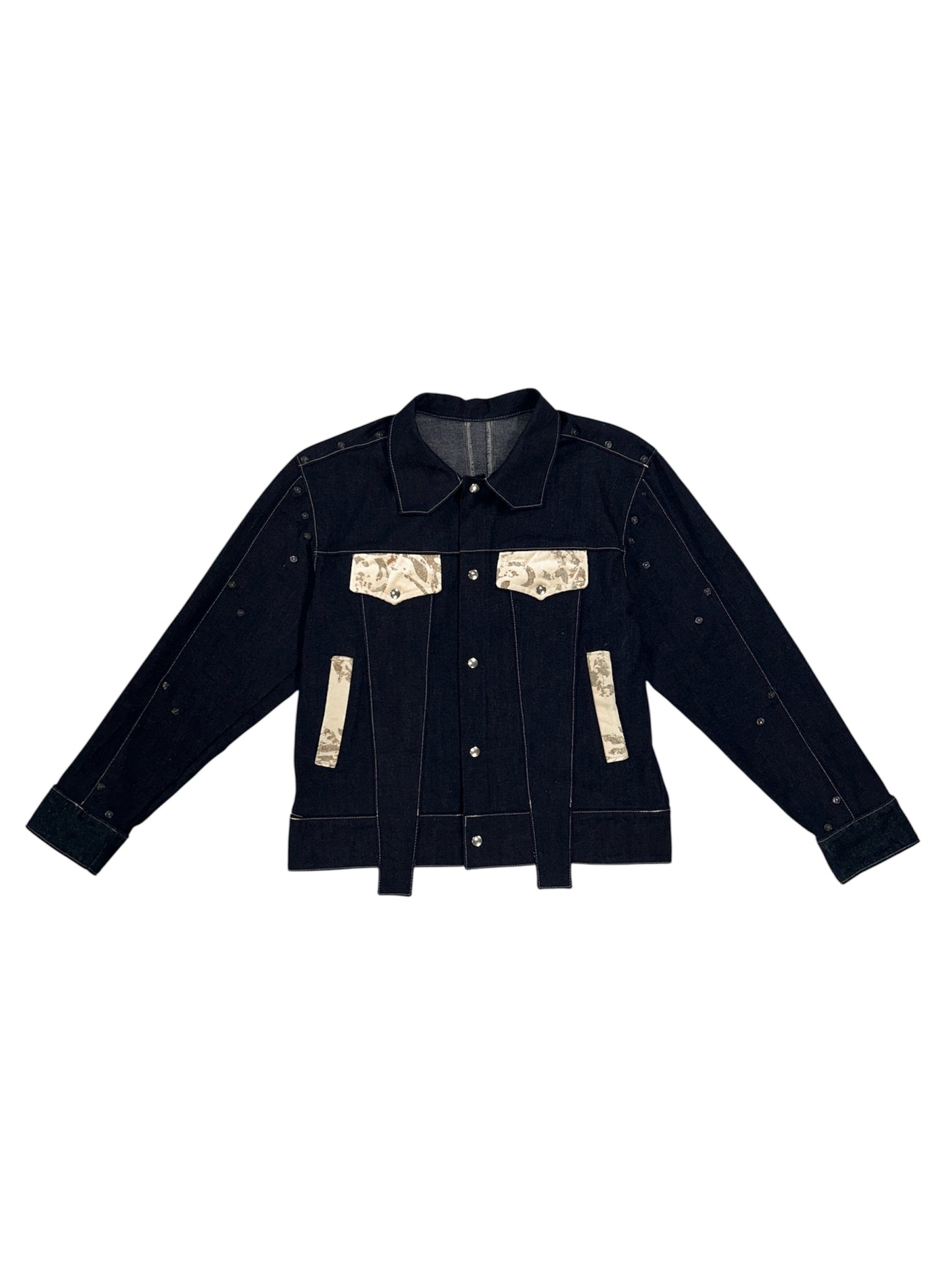 1/1 Denim Beige Patch Jacket