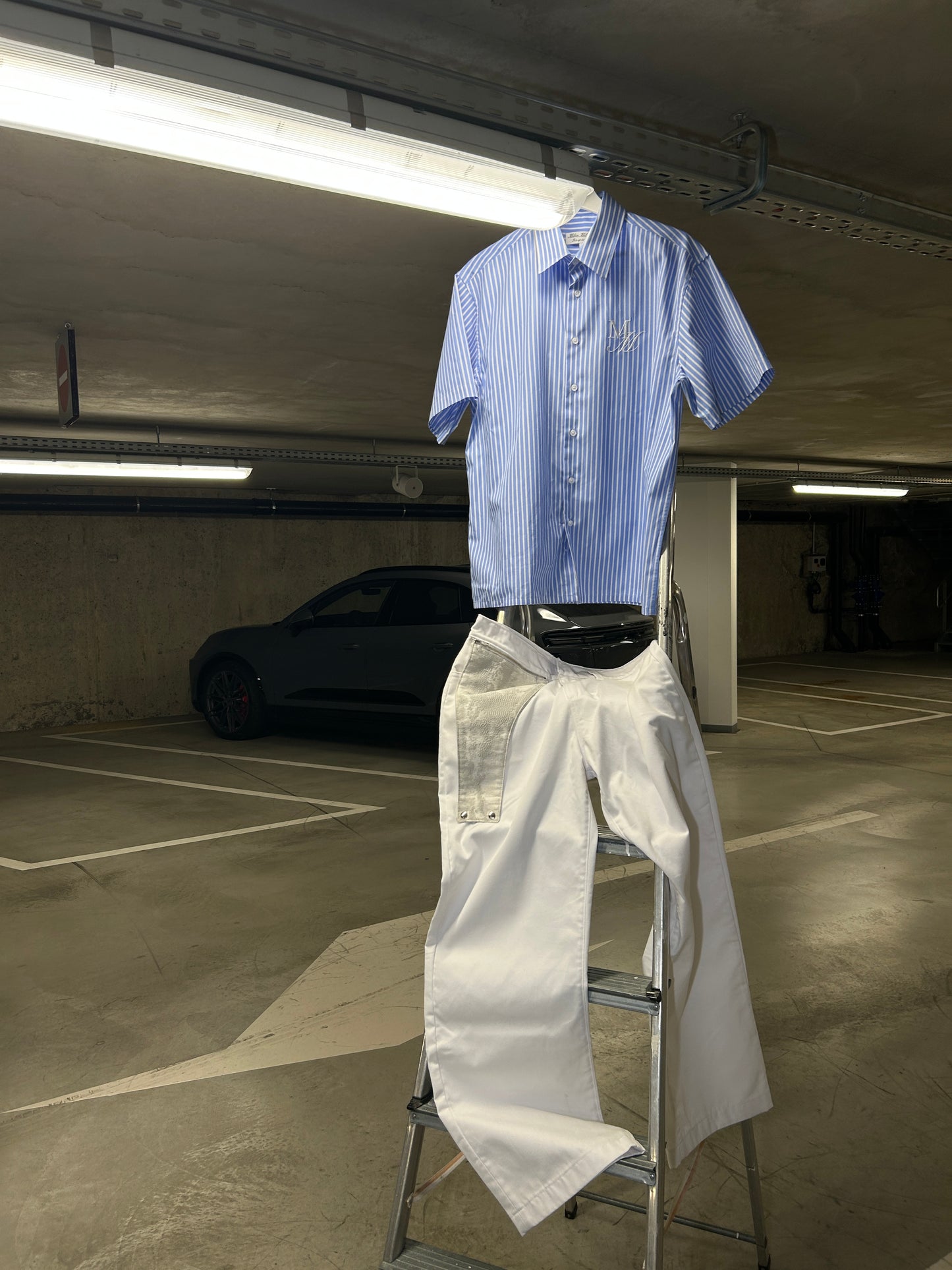Blue Button Up