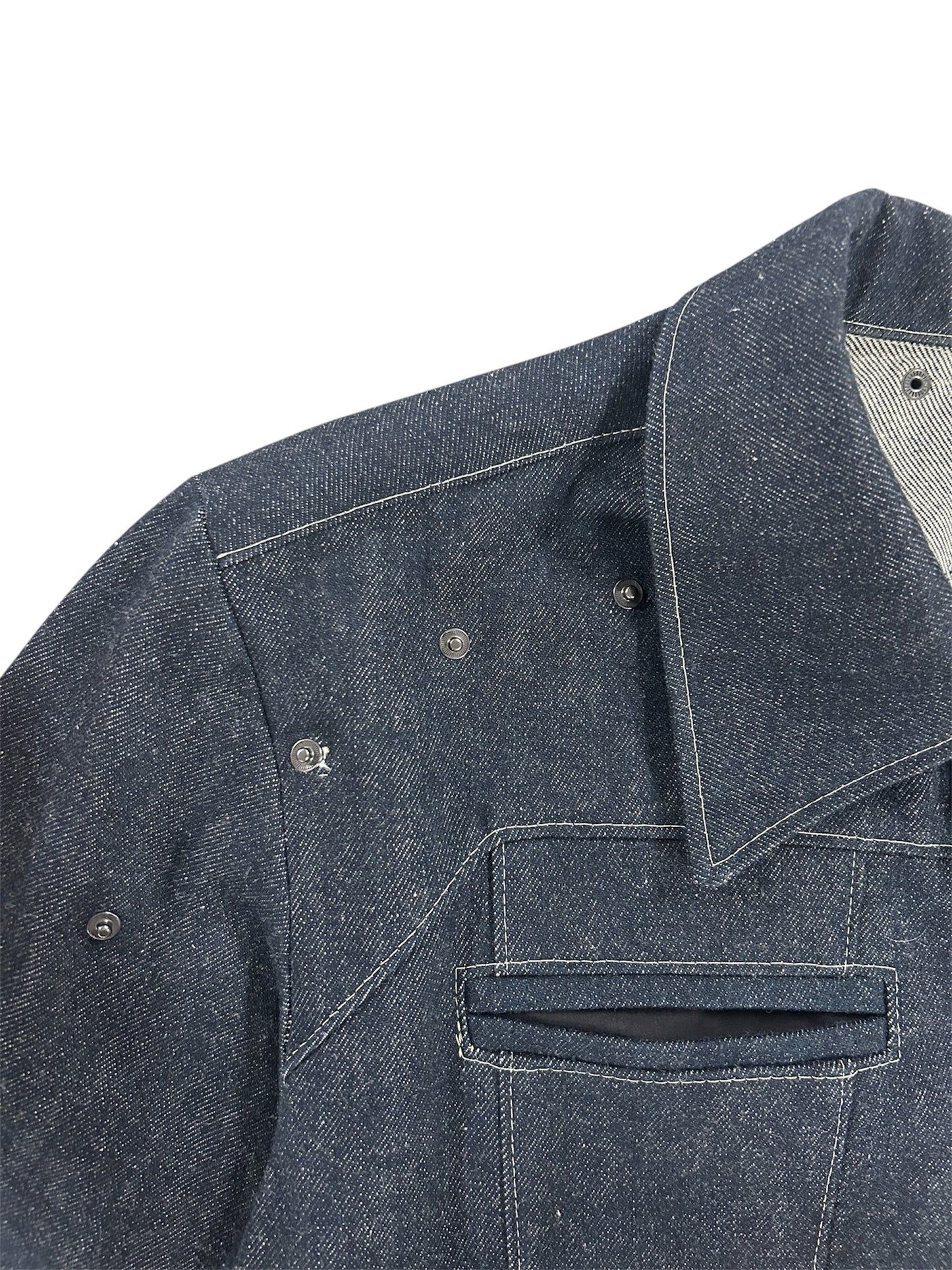 1/1 Denim Mint Patch Jacket